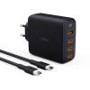 AUKEY OmniaMix II 100W GaN Bundle PA-B7S BUNDLE PD 4-Port , 1.8m Cable
