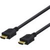 DELTACO HDMI cable Highspeed Premium HDMI-1015D w/Ethernet, 4K UHD,1.5m, Bl.