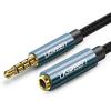 UGREEN Cable 3.5mm Male/3.5 Female 40675 Extension Braid 2m,(BB)
