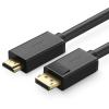 UGREEN Cable DP Male to HDMI Male 10239 1.5m, Black