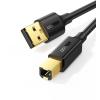 UGREEN Cable USB 2.0 AM/BM Print 10351 3m, Black