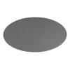 DELTACO Floorpad, round, Black GAM-125 1100x1100x3 mm
