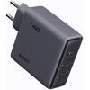 AUKEY Comet Mix 140W GaN PD PA-C6 3-Port, Wall Charger Grey