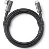 UGREEN Cable Right Angle 90629 BB 5m, USB-C to USB-C Link,Bl.