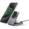 UGREEN Wireless Charger 2in1,20W,Qi2 45023 iPhone,AirPods,Gray