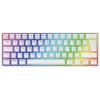 DELTACO Mechanical Keyboard DK470 GAM-175-W-CH Hot-Swap,KTT Switches,White