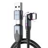 STATIK PowerPivot Pro Nylon Braided PUP-0455-3FT-CC USB-C to C, 1m 100W Black