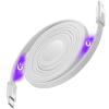 STATIK MagStack Duo Charger PUP-0497-3FT-CC-WHT Apple Watch+USB-C Cable