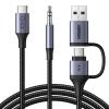 UGREEN Audio Adapter 2-in-1 45009 2xUSB-C, USB-A, 3.5mm