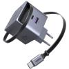 UGREEN Fast Charger 2-Port 45W GaN 65822 Retractable Cable