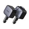 UGREEN Fast Car Charger 2-Port 145W 55910B Retractable Cable