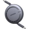 UGREEN Fast Charging USB-CtoUSB-C 65905 Retractable Cable 100W,PD,1m