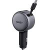 AUKEY Pathfinder Sling Car Charger CC-P5 67W,USB-A&C,Buit-in-Cable