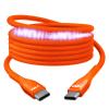 STATIK MagStack Pro,Magnetic Cable PUP-0550-3FT-CC-ORG USB-C to C, 1m 100W Orange