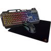 DELTACO 3-in-1 Gaming Kit RGB GAM-113V2-CH Black