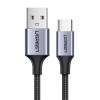 UGREEN Cable USB-A to USB-C Alu 60127 1.5m,Black