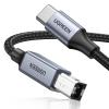 UGREEN Printer Cab. USB-C-USB-B 2.0 80808 3m,Black,BB