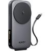 AUKEY MagFusion Reel 10000mAh PB PB-MS12 Qi2.2,25W,Wirel.Retractable