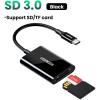 UGREEN Card Reader USB-C 3.0 35622 SD,TF, Black