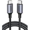 UGREEN Fast Charging Cable USB-C-C 50152 3A Max Gray Black, 2m
