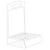 ONLINE Acryldisplay Stylus 91817 für 24 Pens, leer