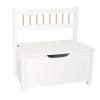 JABADABADO Truhenbank mit Deckel H13200 weiss 60x34x62cm