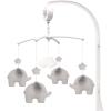 JABADABADO Musik Mobile Elefant Elefant N0094 grau 36x30x8cm