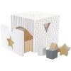 JABADABADO Sortierbox W7155 weiss 10x15x15cm
