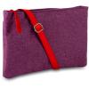 ROOST Handtasche 16x24x1mm 497628 elegant violet/vivid red