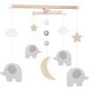 JABADABADO Mobile Elefant T267 grau
