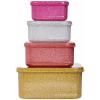 ALLC Lunch & snack box set Glitter SNSEGL37 gold blush 4 Stück