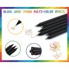 ROOST Farbstift dick TSKY-C02 4-farbig, 3-eckig black