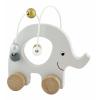 JABADABADO Nachzieh Elefant C2530 silber, mit Abacus 17x6x17cm