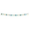 JABADABADO Wimpelkette A3218 Happy Birthday, blau 3.5m