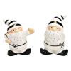 ROOST Nikolaus aus Keramik 10033443 weiss, schwarz, 2 ass. 7x8x5cm