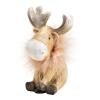 ROOST Elch sitzend 10032888 Poly, braun 9x14x8cm