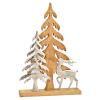 ROOST Aufsteller Tannenbaum 10033898 Mangoholz 35x52x7cm