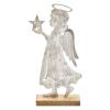 ROOST Aufsteller Engel 10034449 Holz,Metall, silber 15x28x6cm