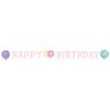 NEUTRAL Partykette Happy Birthday 9903715 Pastel 150x13.8cm