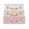 JABADABADO Koffer Set A3219 Pink 3 Stück
