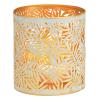 ROOST Windlicht 10037330 weiss, gold 13x13x13cm