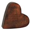 ROOST Herz aus Mangoholz 10036838 braun 14x13x4cm