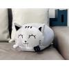 I-TOTAL Kissen GREY CAT 35x35x18cm XL2208