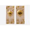 ROOST Kerze Happy Birthday CD6125 Gold, assortiert