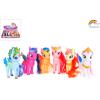 ROOST Einhorn Figur mit Haaren 640117 Drehbarem Kopf ass.13cm