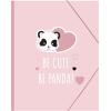ANCOR Gummibandmappe A4 117066 B'LOG CUTE PANDA, Panda