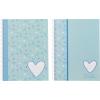 ANCOR Spiralbuch Hardcover A5 117837 B'LOG SWEET BLUE,liniert 80B.