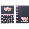 ANCOR Spiralbuch Hardcover A5 118315 B'LOG HEARTS,kariert 80 Blatt