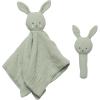 JABADABADO Geschenkset Rassel Hase S1026 grün 2-teilig