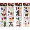 ROOST Gel-Fensteraufkleber ST804 Weihnachten 4 Stück assortiert